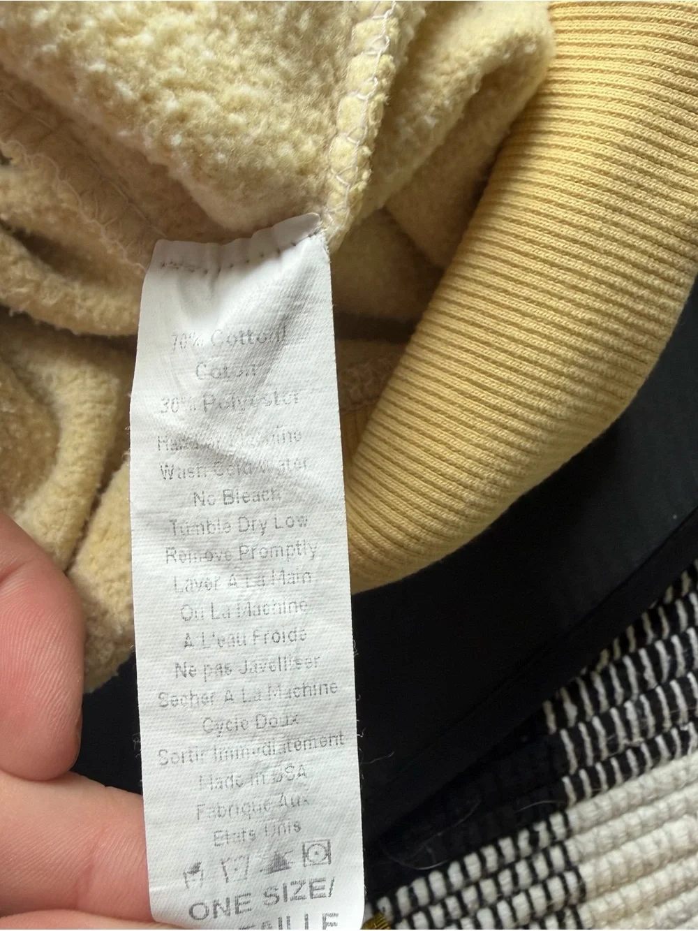 Brandy Melville Pale Yellow 